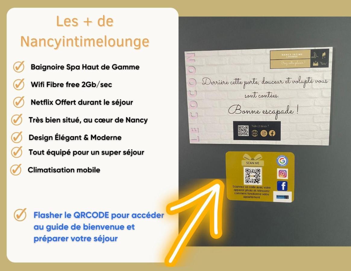 Suite Le Cocoon & Spa By Nancyintimelounge Zewnętrze zdjęcie